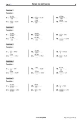 Écriture fractionnaire ou décimale - 6ème – Exercices corrigés – Mathématiques – Collège – Soutien scolaire