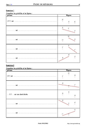 Droites, demi-droites, segments - 6ème – Exercices corrigés – Mathématiques - Géométrie – Collège – Soutien scolaire - PDF à imprimer