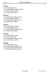 Arrondir des nombres décimaux - 6ème – Exercices corrigés – Mathématiques – Collège – Soutien scolaire - PDF à imprimer