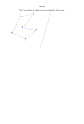 Symétrie axiale - 6ème - Exercices  - Correction - Collège - Mathématiques - PDF à imprimer