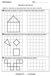 Reproduire Des Figures Cp Cycle 2 Exercice Evaluation Revision Lecon