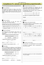 Proportionnalité – 4ème – Cours – Exercices – Collège – Mathématiques - PDF à imprimer