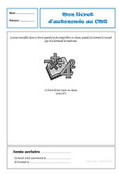 Fichier d'autonomie - Cm2 - Cycle 3 - Travail en autonomie en classe - PDF à imprimer