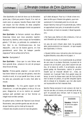 L'étrange combat de Don Quichotte - Ce2 - Texte théâtrale - Lecture - Cycle 3 - PDF à imprimer