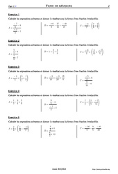 Mathématiques - 3ème - Exercices corrigés - Révisions - Brevet des collèges - PDF à imprimer