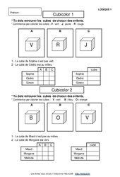 Problèmes de logique - Ce1 - Mathématiques - Exercices et correction - Cycle 2 - PDF à imprimer