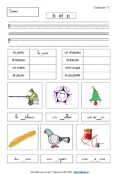 B - P - Confusion de sons - Lecture - Cp - Français - Cycle 2 - PDF à imprimer