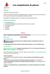 Compléments de phrase - Cm1 - Fiche de préparation - PDF à imprimer