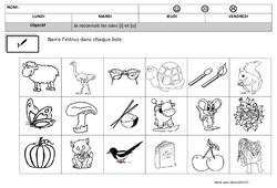 Sons - i - u - Phonologie – Maternelle – Moyenne section – Grande section - Cycle 1 - Cycle 2 - PDF à imprimer
