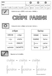 Lecture - Crêpe et farine - Chandeleur – Maternelle – Grande section – GS – Cycle 2