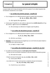 Passé simple - 6ème - Cours - PDF à imprimer