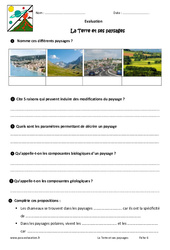 Evaluation La Terre Et Les Conditions De Vie 6eme Cycle 3 Bilan Et Controle Corrige