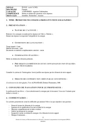 Comprendre un texte en se servant du signe de ponctuation - Cm2 - Evaluation diagnostique - Cycle 3 - PDF à imprimer