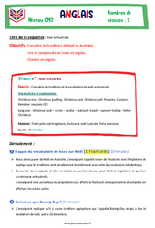 Noël en Australie - Cm2- Anglais - The Vadrouille Family - My English Pass - PDF à imprimer