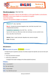 I like - I don’t like - Ce2 - Anglais - The Vadrouille Family - My English Pass - PDF à imprimer