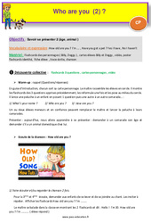 Who are you (2) - CP - Anglais - Billy, Doggy - My English Pass - PDF à imprimer