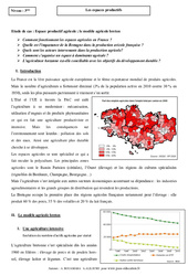 Le modèle agricole breton - Les espaces productifs – Etude de cas – 3ème - PDF à imprimer